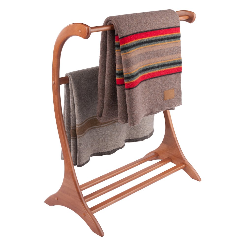 Bella Blanket Rack, Teak. Picture 8