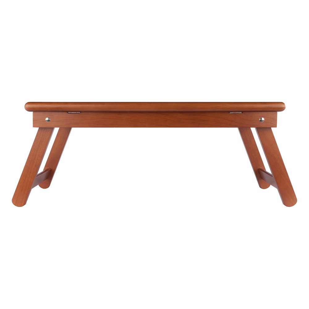 Arlo Breakfast Tray with Flip Top, Teak. Picture 3