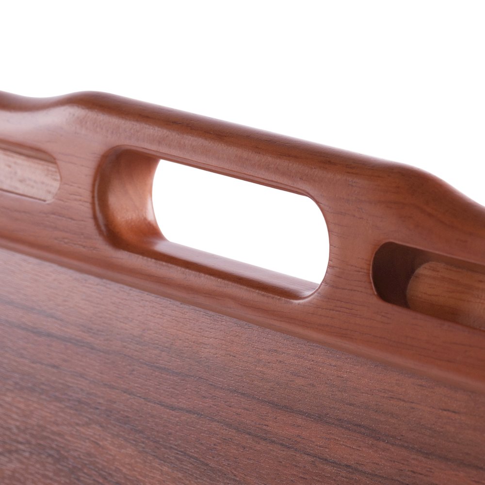 Arlo Breakfast Tray with Flip Top, Teak. Picture 24