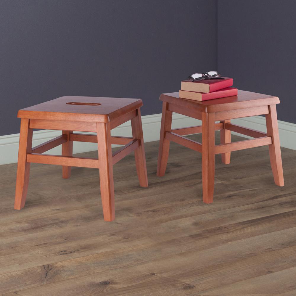 Kaya 2-Pc Conductor Stool Set, Teak. Picture 8