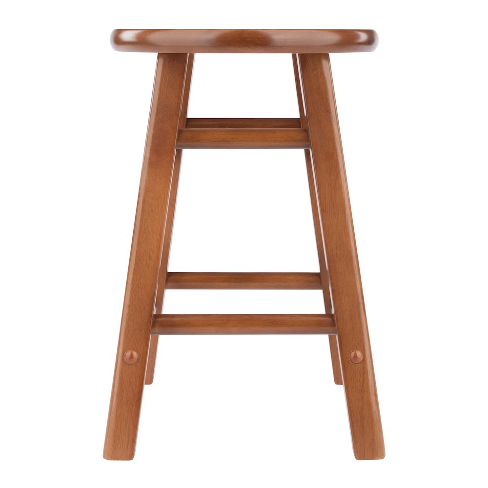 Element 2-Pc Dining Stool Set, Teak. Picture 3