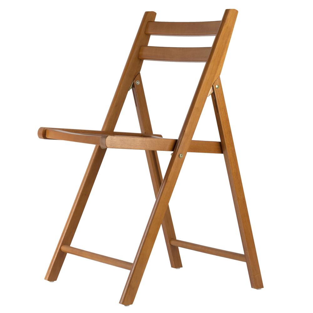Robin 4-Pc Folding Chair Set, Teak. Picture 6