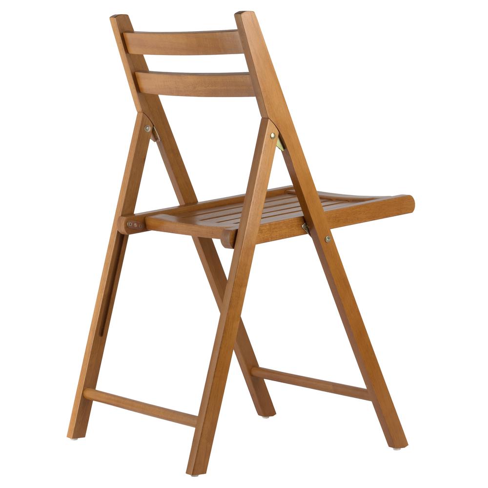 Robin 4-Pc Folding Chair Set, Teak. Picture 7