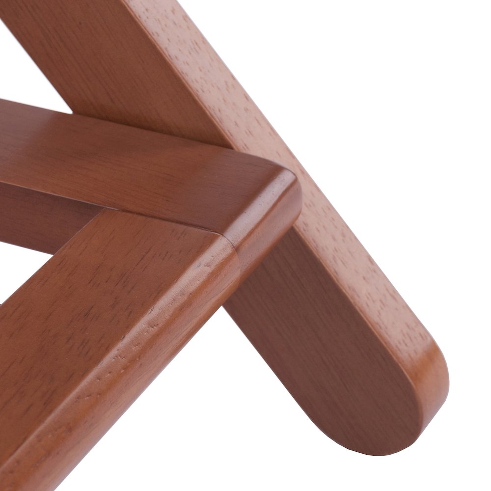 Reese Luggage Rack with Shelf, Teak. Picture 5