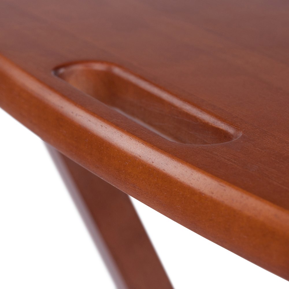 Lucca 5-pc Snack Table Set, Teak. Picture 8