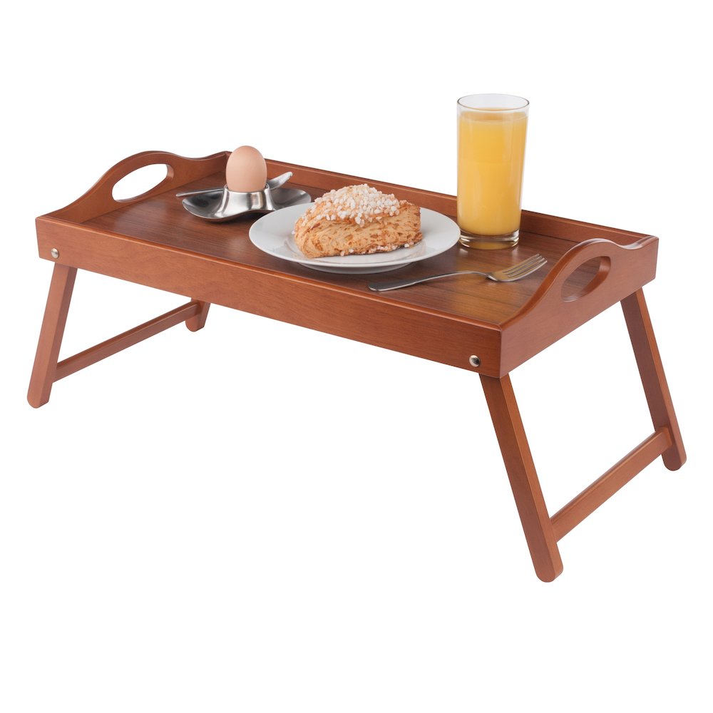 Alani Breakfast Tray, Teak. Picture 6