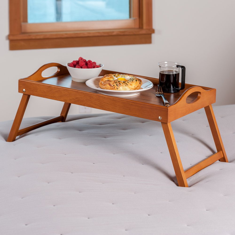 Alani Breakfast Tray, Teak. Picture 10