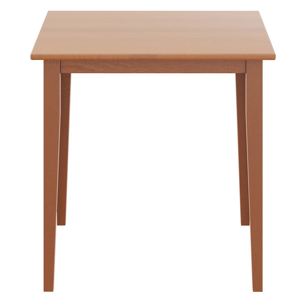 FurniFact Light Oak Small Square Dining Table with Shaker Legs. Picture 2