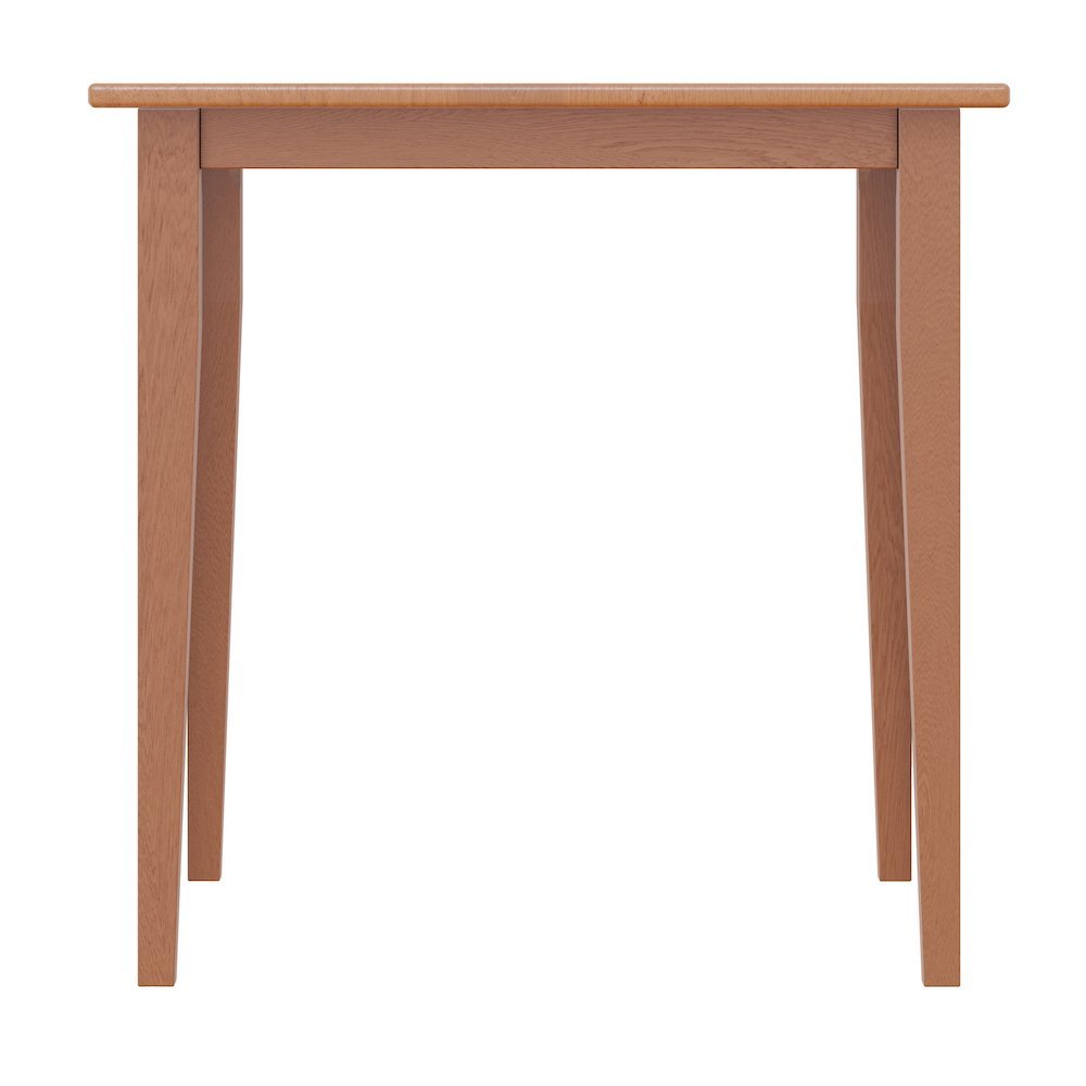 FurniFact Light Oak Small Square Dining Table with Shaker Legs. Picture 3