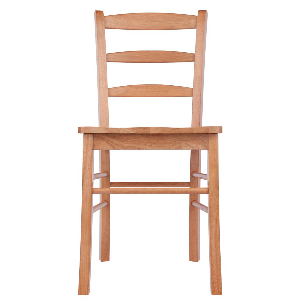 Benjamin 2-PC Set Ladder Back Chair Light Oak. Picture 2