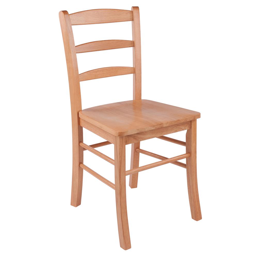 Benjamin 2-PC Set Ladder Back Chair Light Oak. Picture 5
