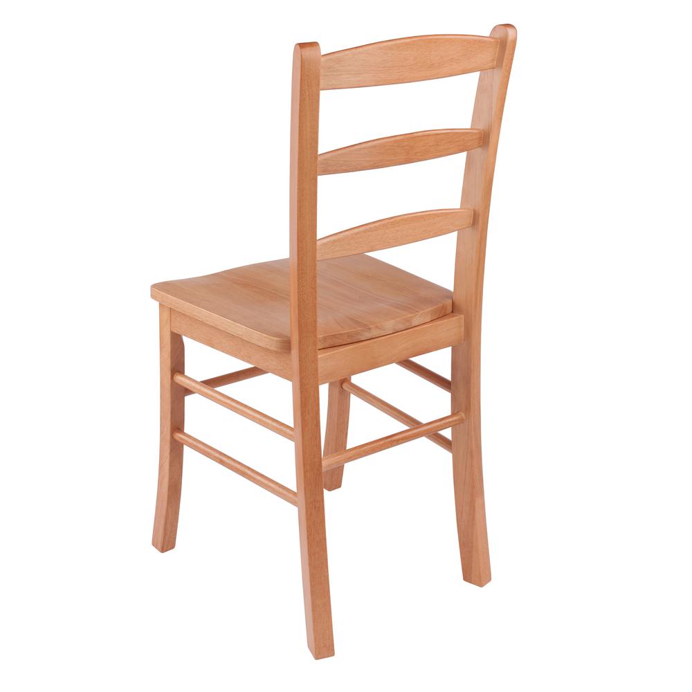 Benjamin 2-PC Set Ladder Back Chair Light Oak. Picture 6