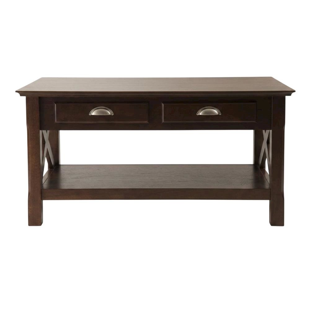 Coffee Table with 2 Storage Drawers for Living Room. Picture 4
