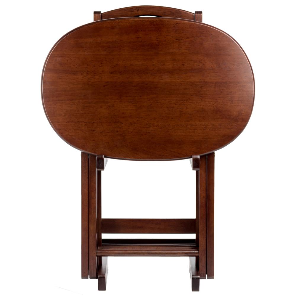 Nathan 5-PC Snack Table Set Cappuccino. Picture 3