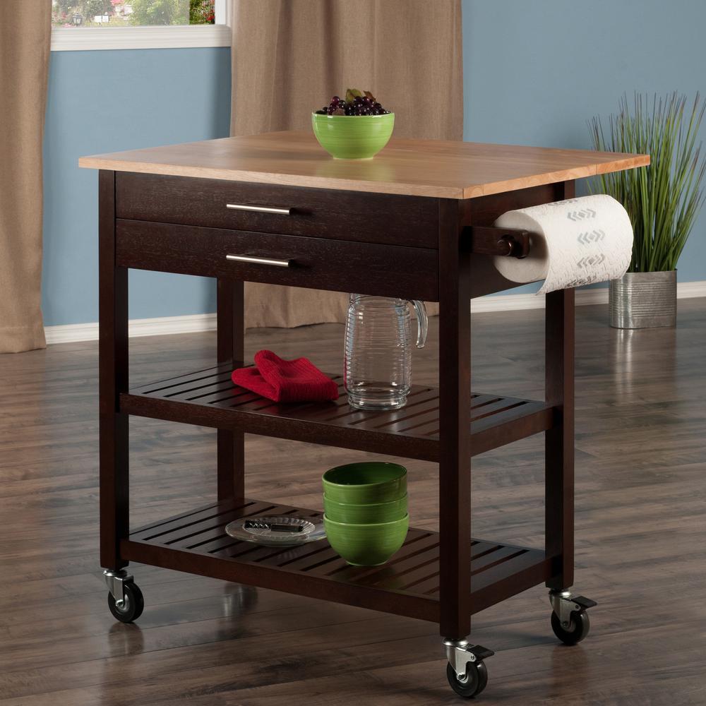 Langdon Kitchen Cart. Picture 10