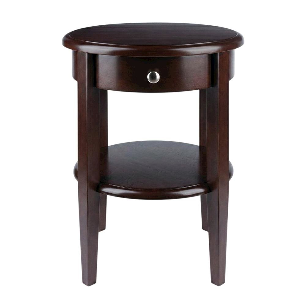 Farmhouse  Solid Wood End Table With Drawer For Living Room. Picture 4