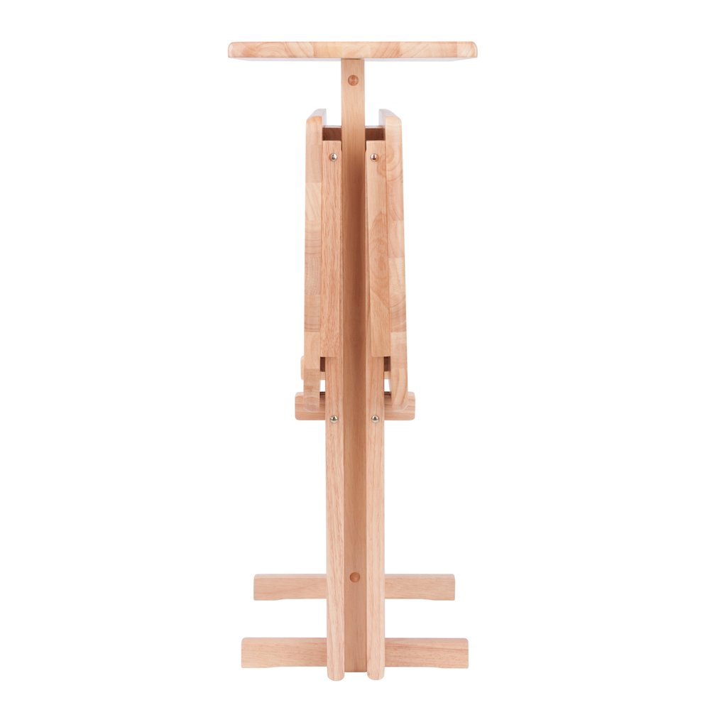Riley 3-Pc Set Snack Table, Natural Finish. Picture 2