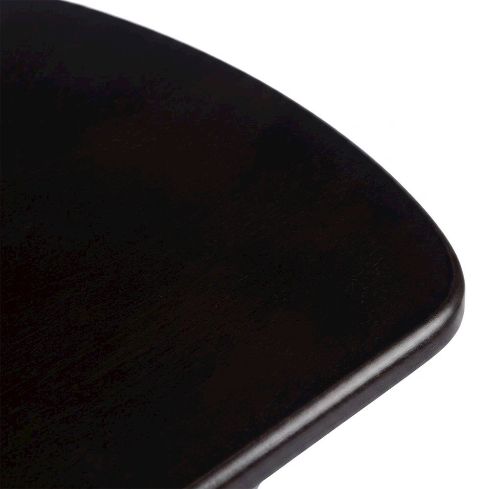 Oversized Snack Table Set in Coffee Finish with Modern Style and Sturdy Build. Picture 7