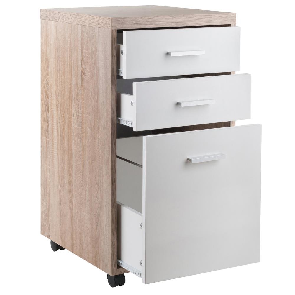 Small File Cabinet – Compact Wood Filing Cabinet for Office and Home Use. Picture 6