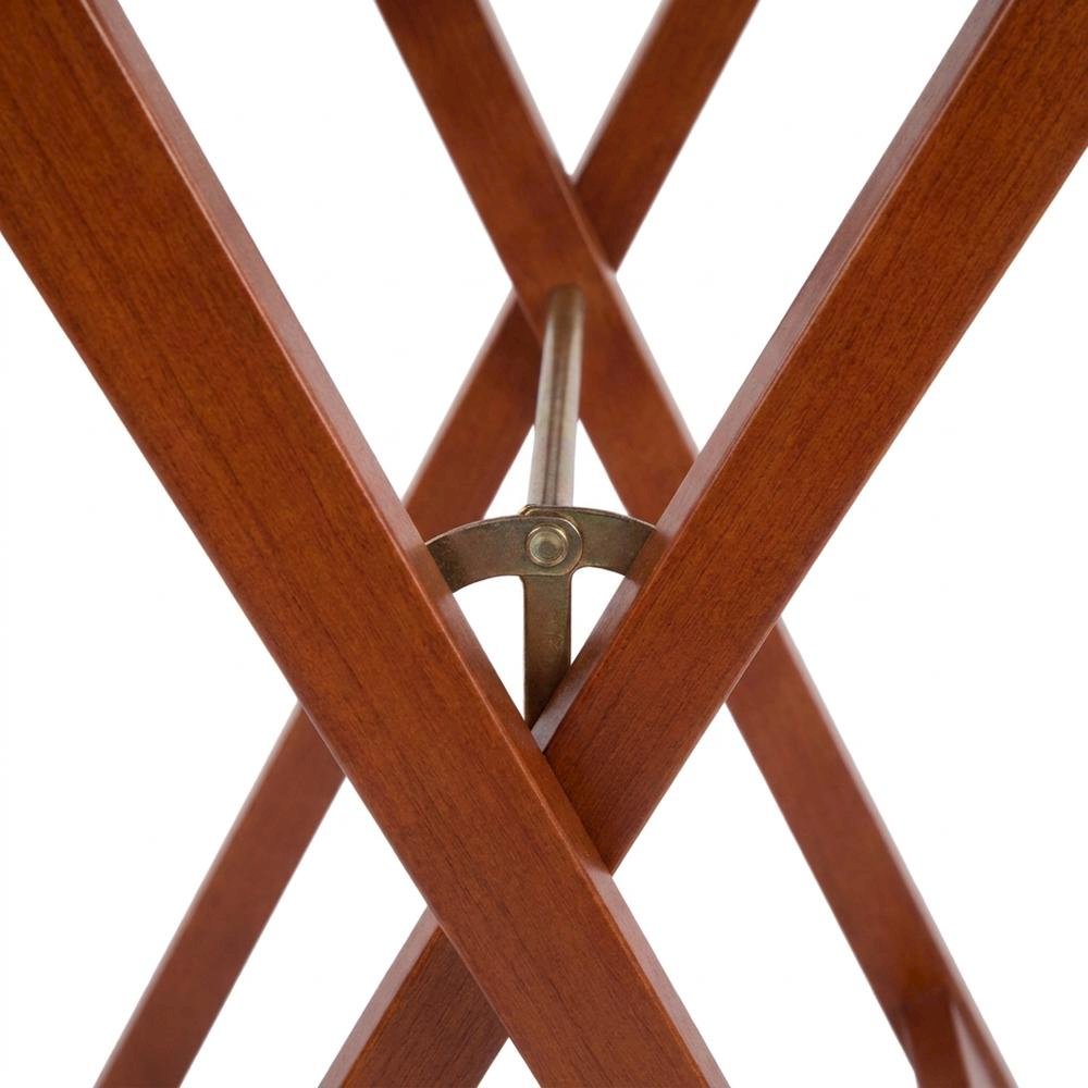 Teak Snack Table Set with Sleek Modern Design for Versatile Use. Picture 5