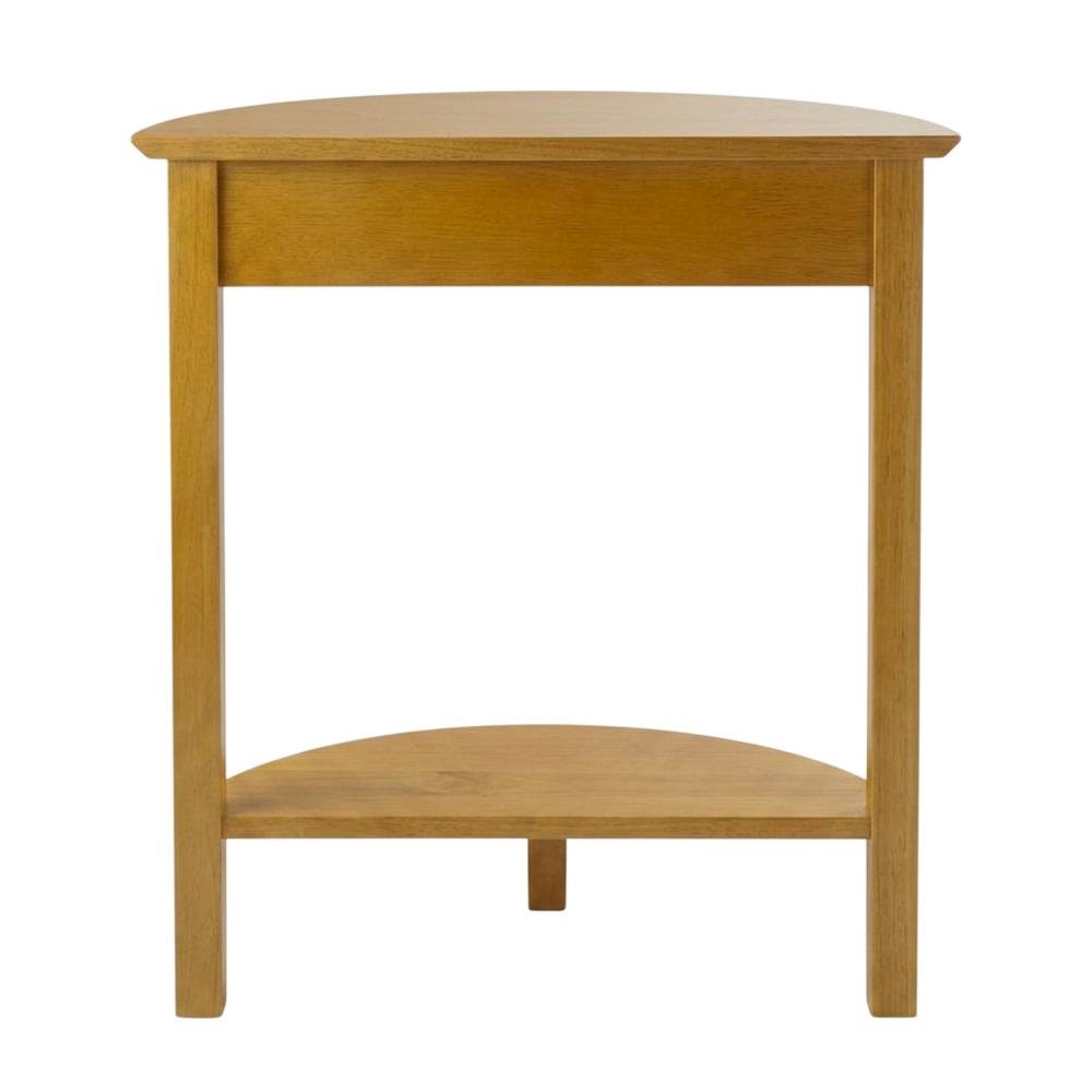 Honey Corner Table with Solid and Composite Wood Finish for Modern Workspaces. Picture 4