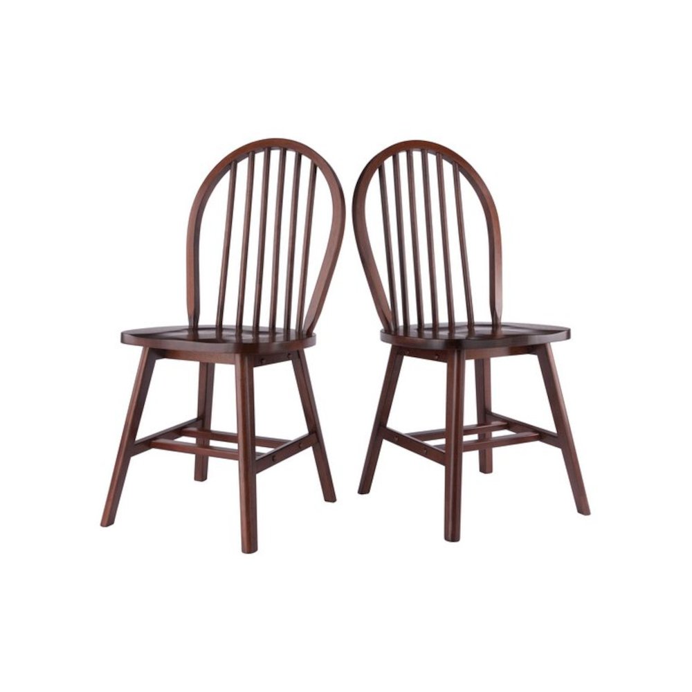 Sorella 5-Pc Drop Leaf Dining Table with Windsor Chairs, Walnut. Picture 4