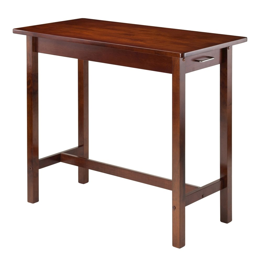 Counter Table, Kitchen Island, 2 Drawers, Solid Wood. Picture 1