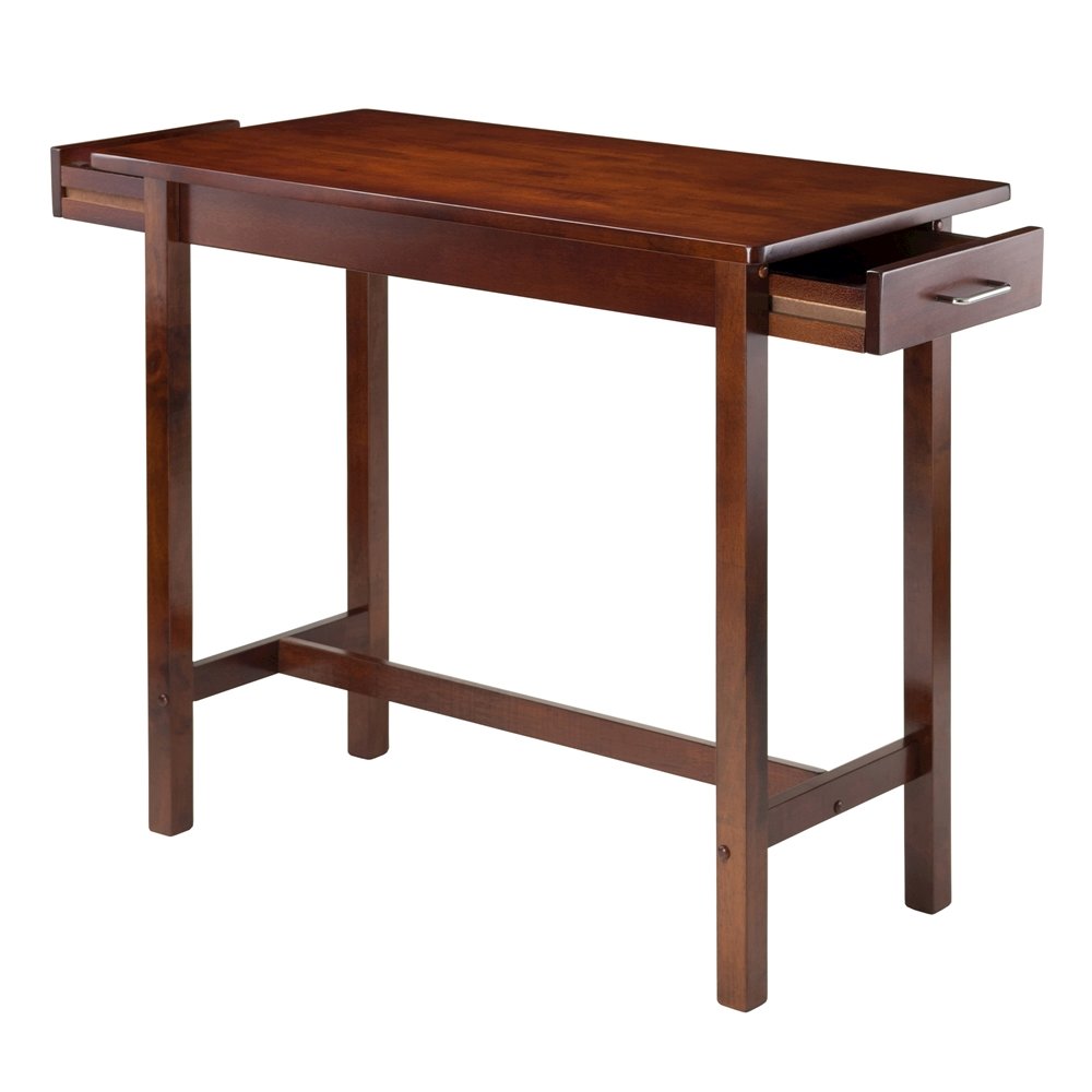 Counter Table, Kitchen Island, 2 Drawers, Solid Wood. Picture 4