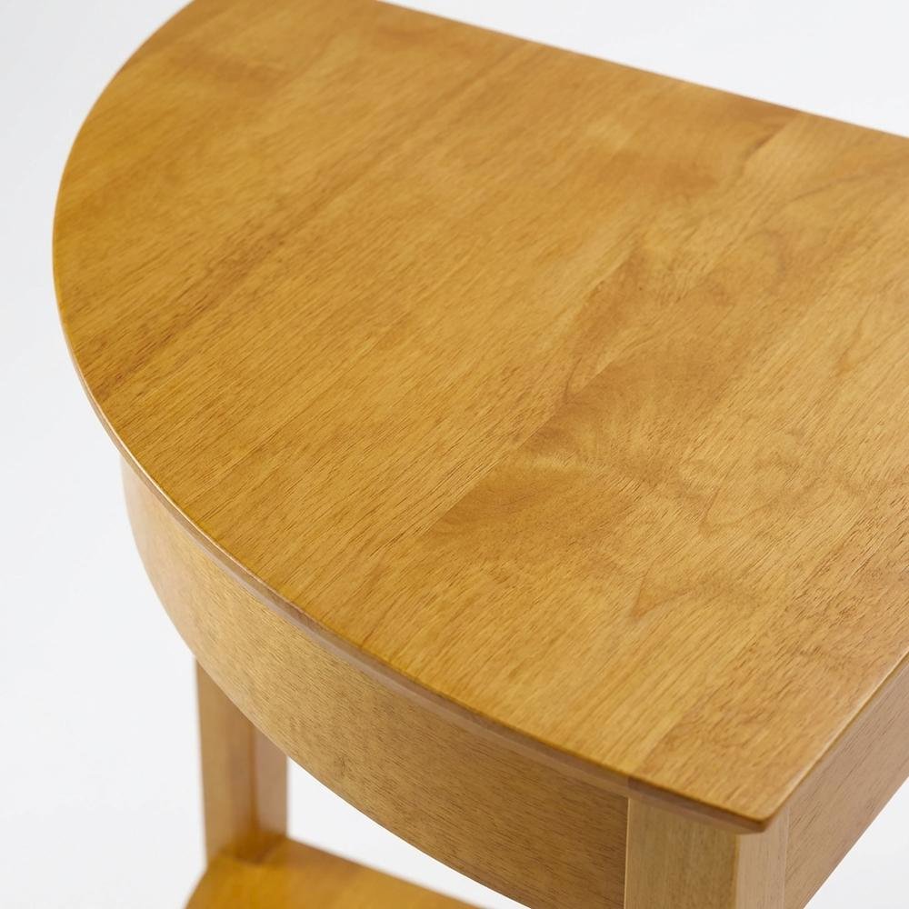 Honey Corner Table with Solid and Composite Wood Finish for Modern Workspaces. Picture 5