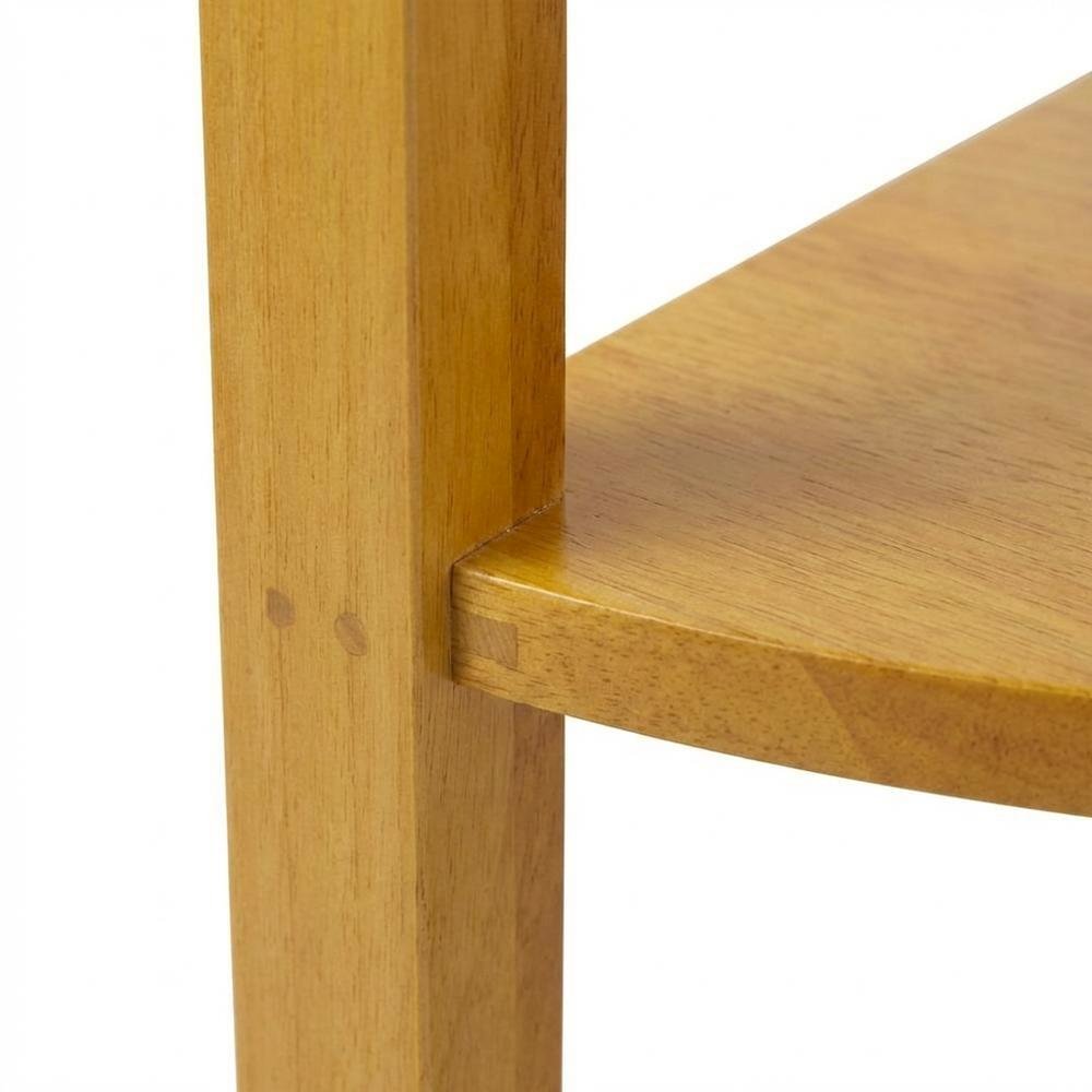 Honey Corner Table with Solid and Composite Wood Finish for Modern Workspaces. Picture 6