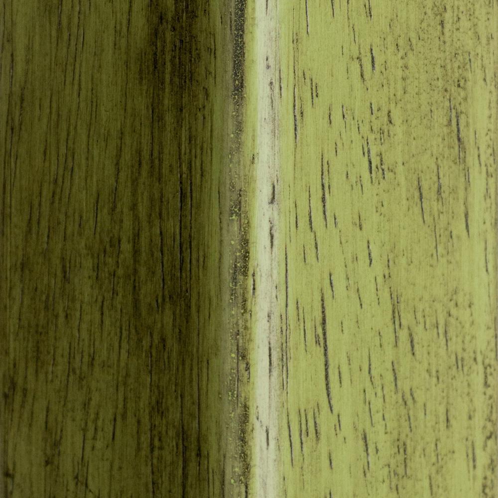 Ivy 29" Bar Stool Rustic Green w/ Walnut Seat. Picture 5