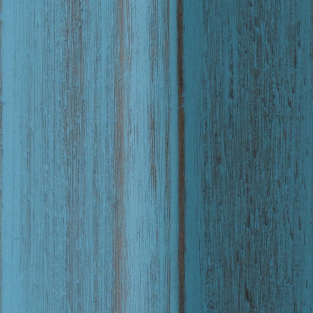 Ivy 24" Counter Stool Rustic Light Blue w/ Walnut Seat. Picture 4