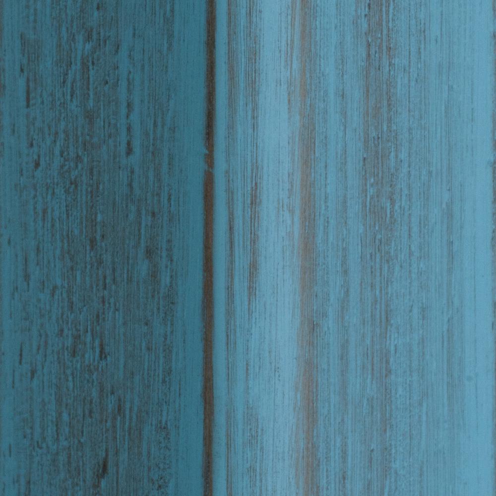 Ivy 29" Bar Stool Rustic Light Blue w/ Walnut Seat. Picture 3