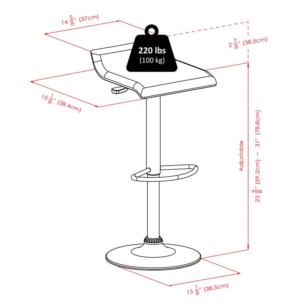 Cora 3pc Round Pub Table with 2 Swivel Stools. Picture 3