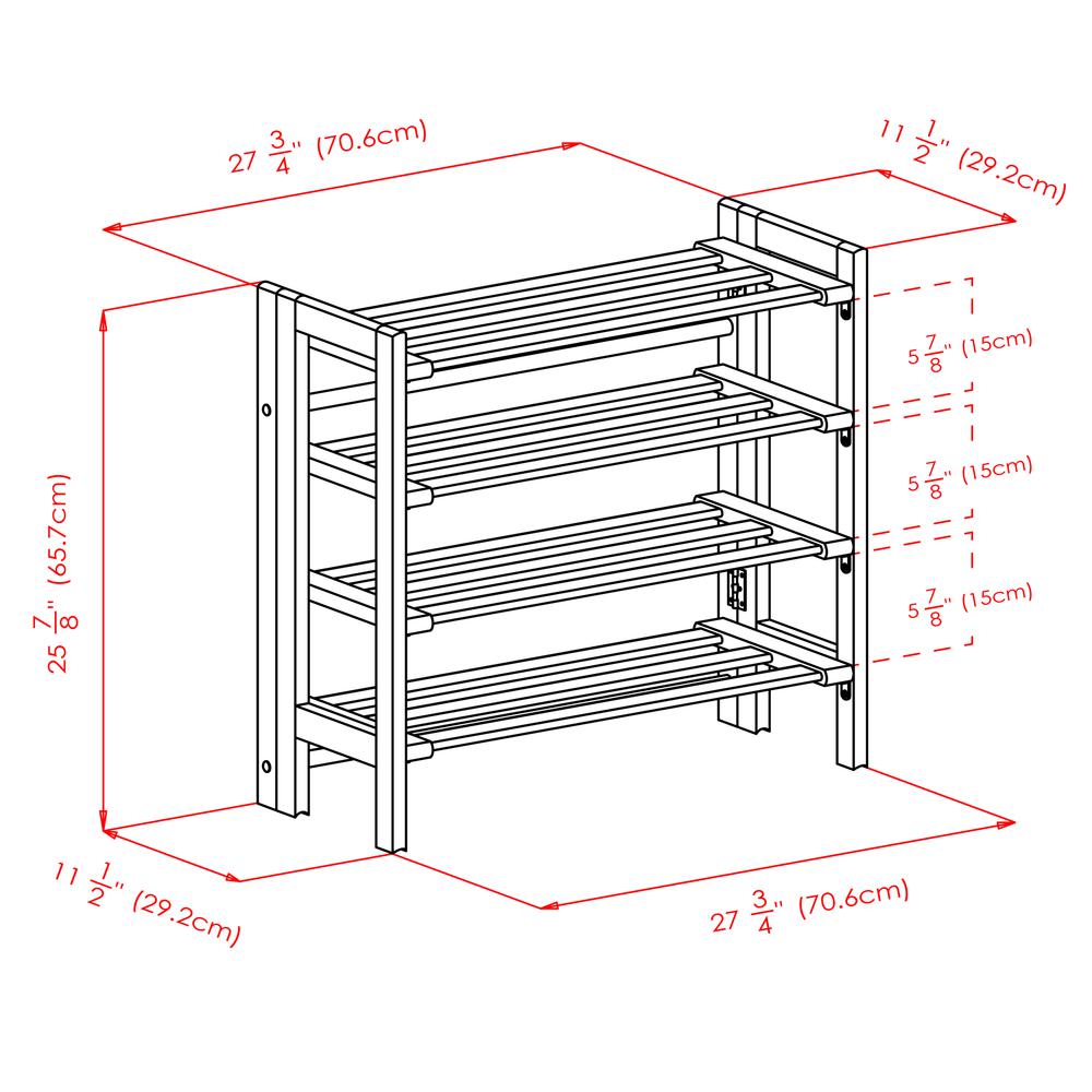 Clifford Foldable Shoe Rack. Picture 5