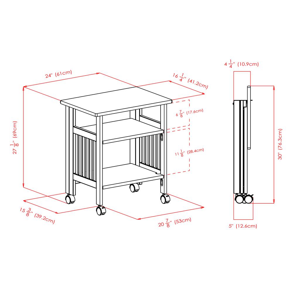Printer / Media Stand, Foldable. Picture 16