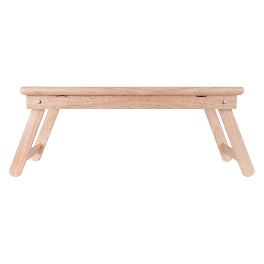 Arlo Breakfast Tray with Flip Top, Natural and White. Picture 3