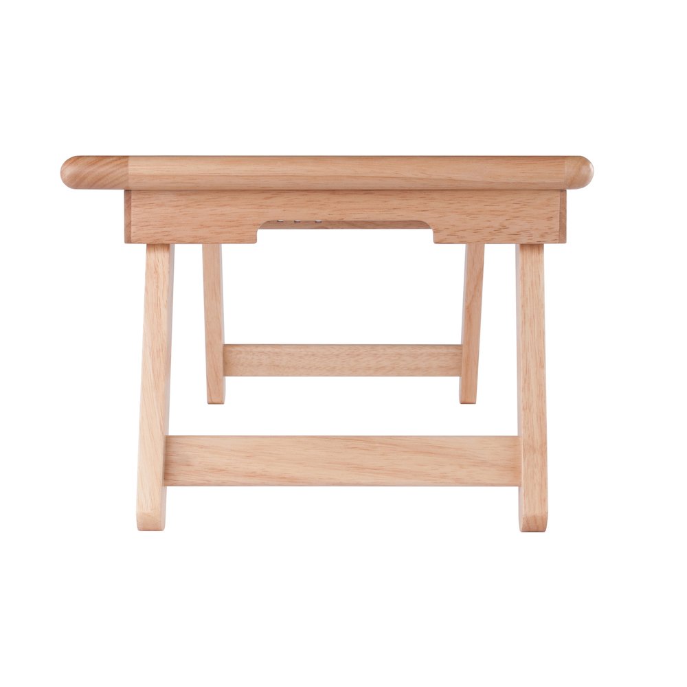 Arlo Breakfast Tray with Flip Top, Natural and White. Picture 4
