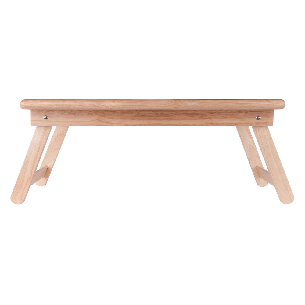 Arlo Breakfast Tray with Flip Top, Natural and White. Picture 5