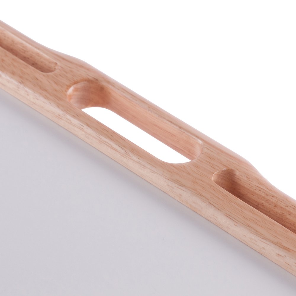 Arlo Breakfast Tray with Flip Top, Natural and White. Picture 25