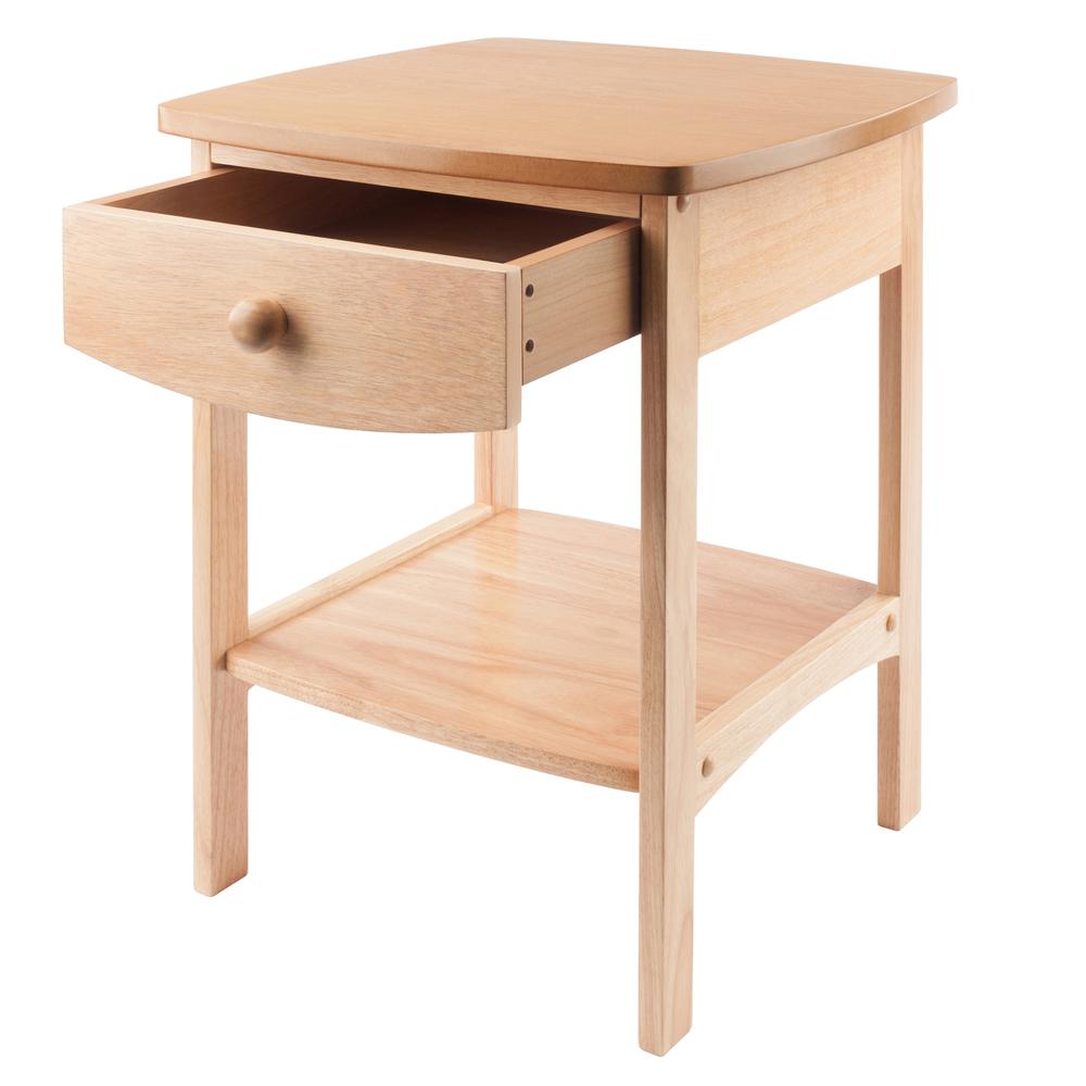 Claire Accent Table Natural Finish. Picture 2