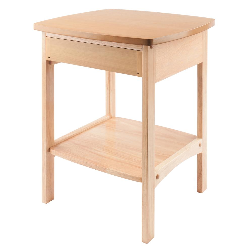 Claire Accent Table Natural Finish. Picture 6