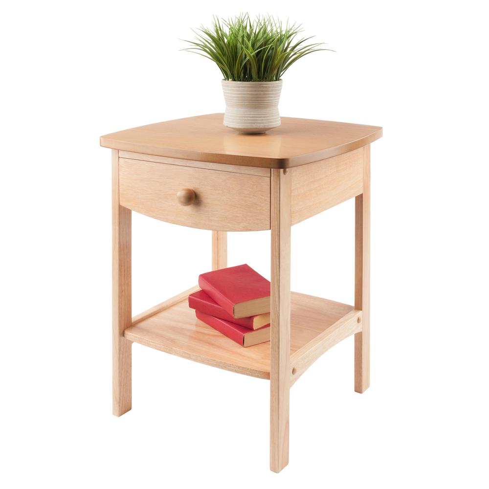 Claire Accent Table Natural Finish. Picture 7