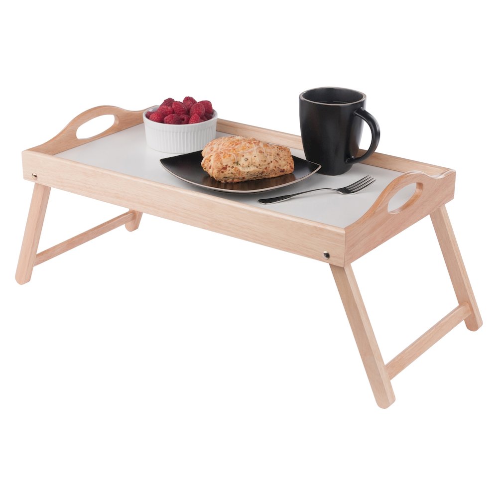 Alani Breakfast Tray, Natural and White. Picture 6