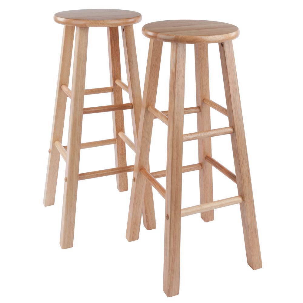 Element Bar Stools, 2-Pc Set, Natural. Picture 1