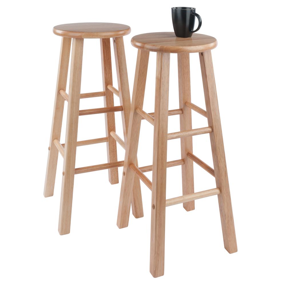 Element Bar Stools, 2-Pc Set, Natural. Picture 5