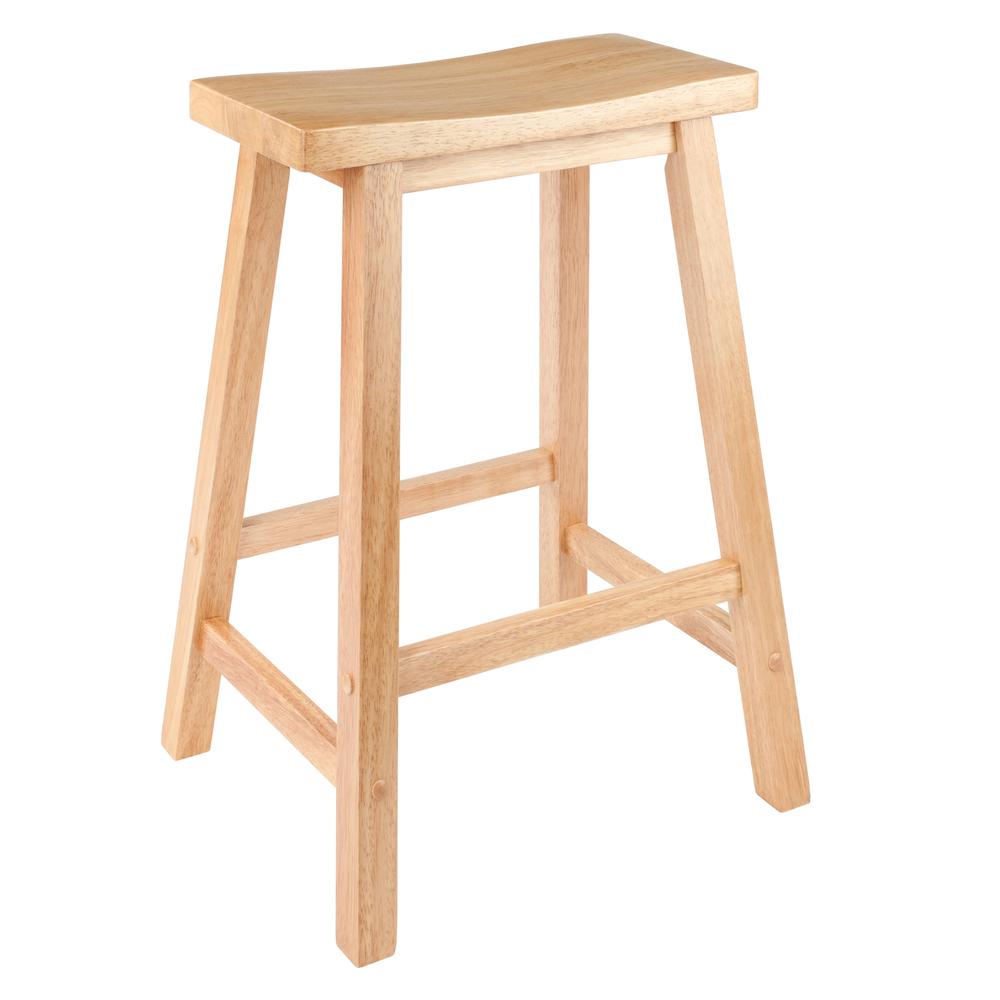 Satori 24" Saddle Seat Bar Stool Beech. Picture 1