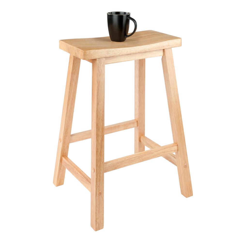 Satori 24" Saddle Seat Bar Stool Beech. Picture 4