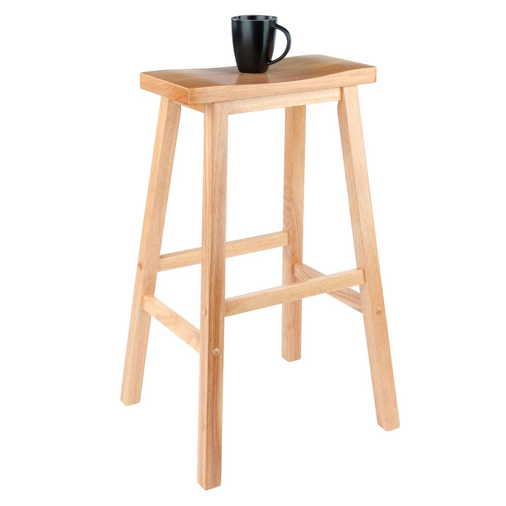 Satori 29" Saddle Seat Bar Stool Beech. Picture 4