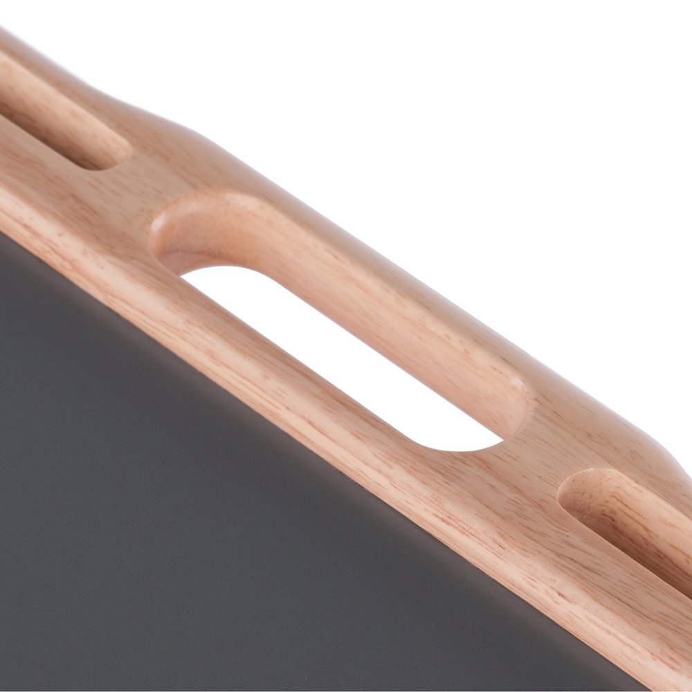 Arlo Breakfast Tray with Flip Top, Gray and Natural. Picture 25